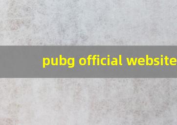 pubg official website